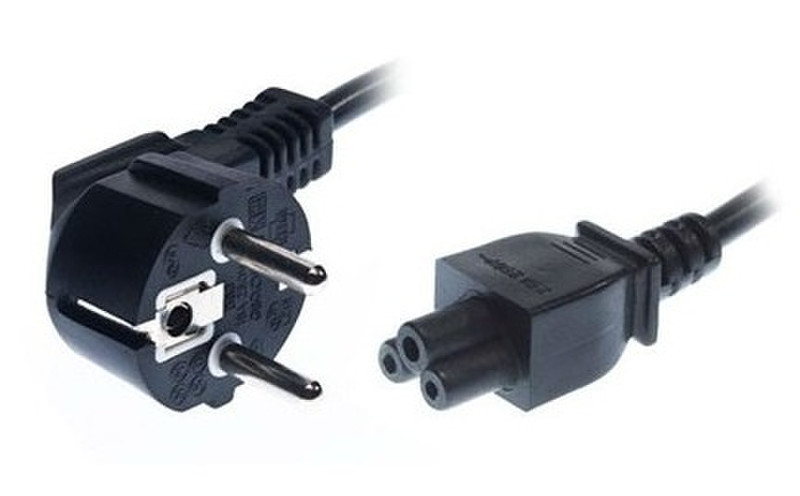 ISY ISYNUC_CABLE/PW0 2m Power plug type F C5 coupler Black power cable