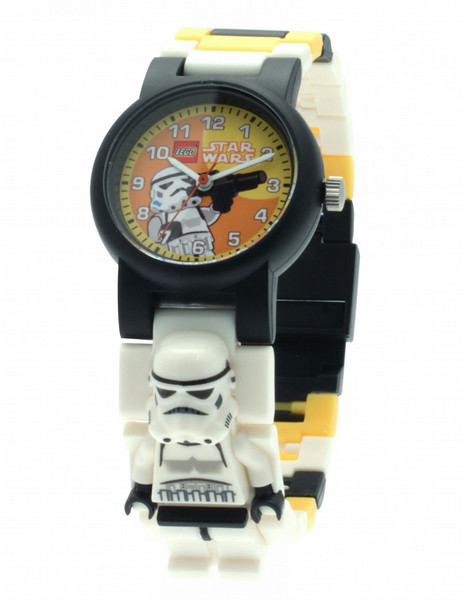 ClicTime Star Wars Stormtrooper Minifigure Wristwatch Boy Quartz (battery) Black