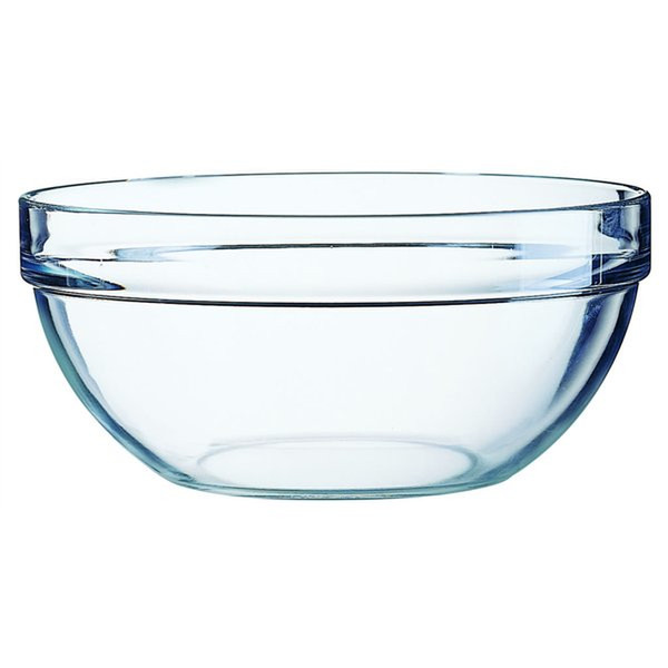 Arcoroc 10019 Миска для салата Круглый Закаленное стекло Прозрачный обеденная миска