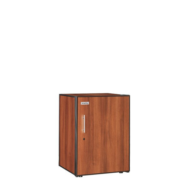 ArteVino OXP1T98PPD Отдельностоящий Термоэлектрический винный шкаф Коричневый, Деревянный 98бутылка(и) A+ wine cooler
