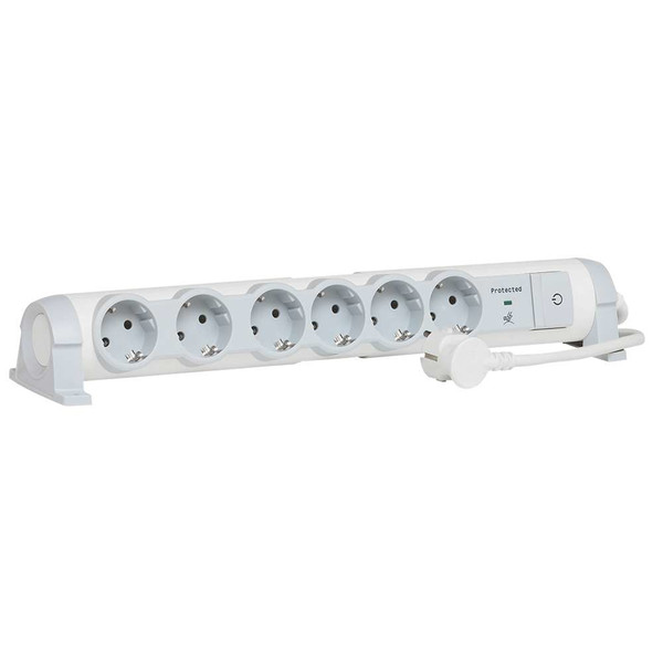 C2G 80799 6AC outlet(s) 230V 1.5m Grey,White surge protector