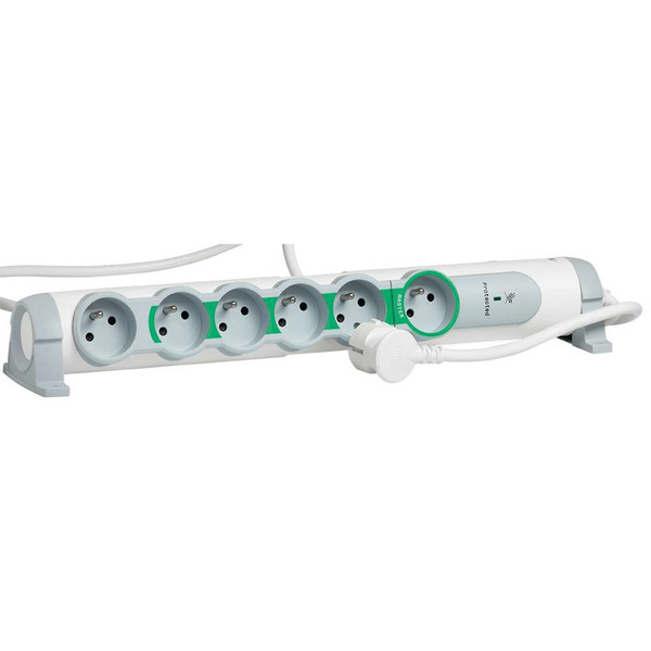 C2G 80803 4AC outlet(s) 230V 1.5m Green,Grey,White surge protector