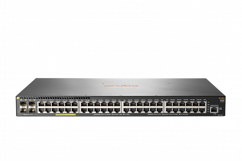 Hewlett Packard Enterprise Aruba 2930F 48G PoE+ 4SFP+ TAA Managed network switch L3 Gigabit Ethernet (10/100/1000) Power over Ethernet (PoE) 1U Серый