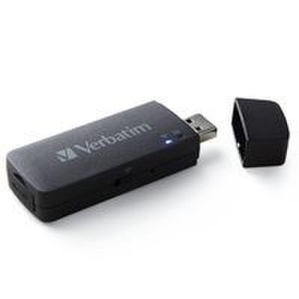 Verbatim MediaShare USB 2.0/Wi-Fi Black card reader