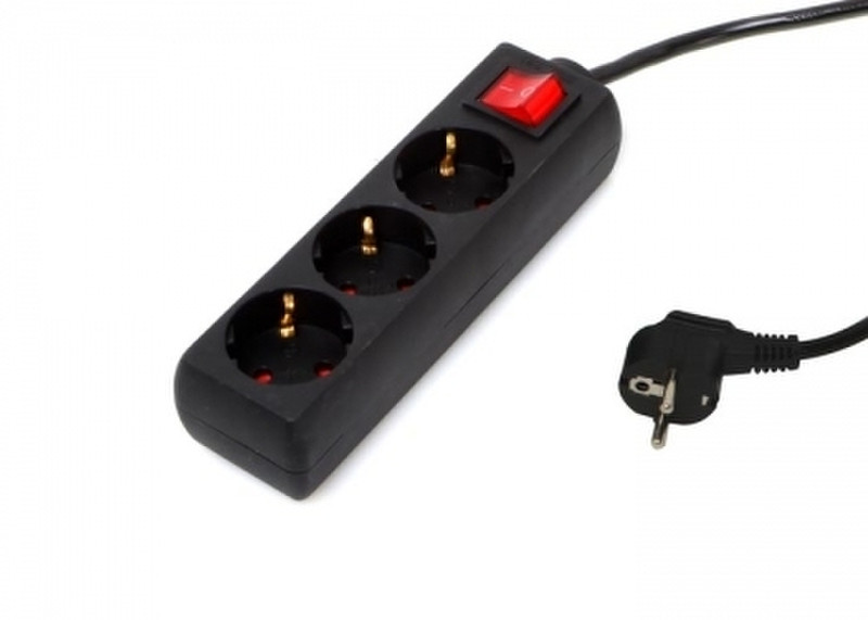 S-Link SPG8-3-50 3AC outlet(s) 5m Black surge protector