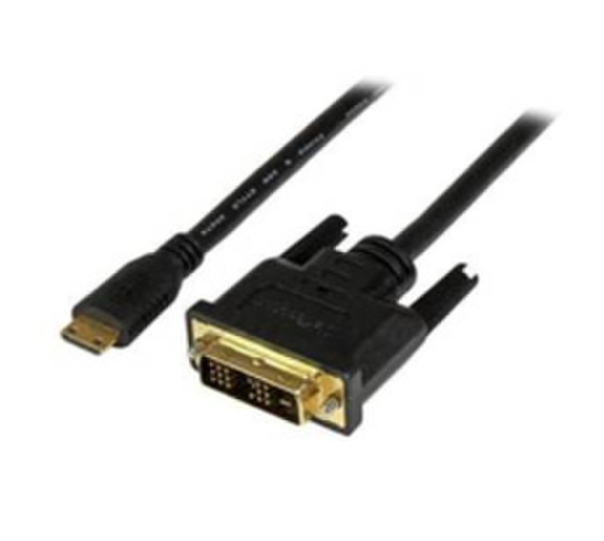 Microconnect HDCPDVIDD1 1m Mini-HDMI DVI-D Schwarz Videokabel-Adapter