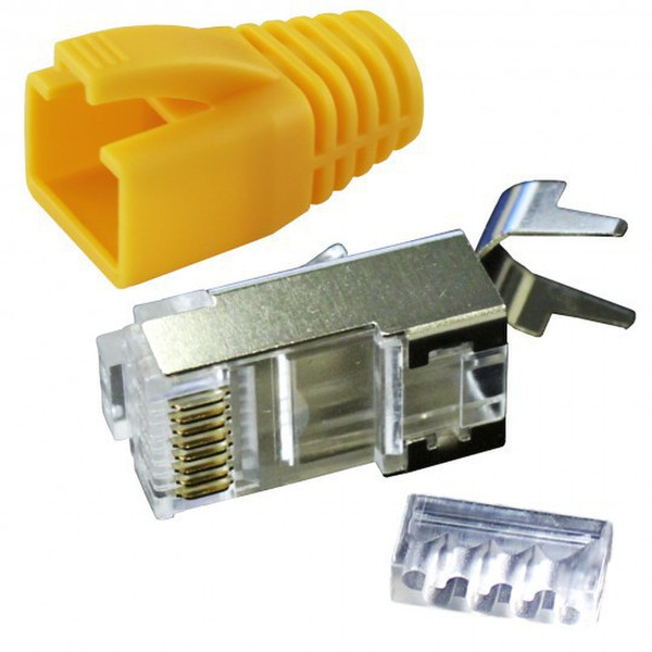 Ligawo 1025010 RJ-45 Silver,Yellow wire connector