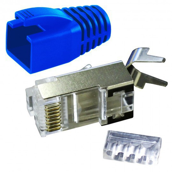 Ligawo 1025009 RJ-45 Blue,Silver wire connector