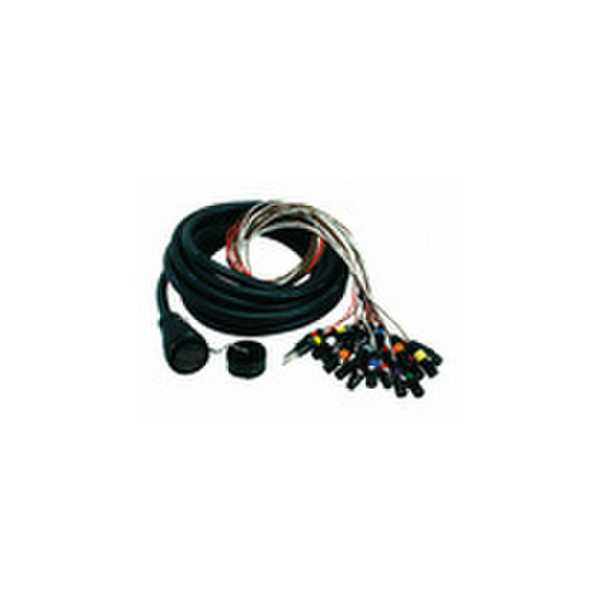 Contrik Multipin / XLR 1.5m 1.5m Black audio cable