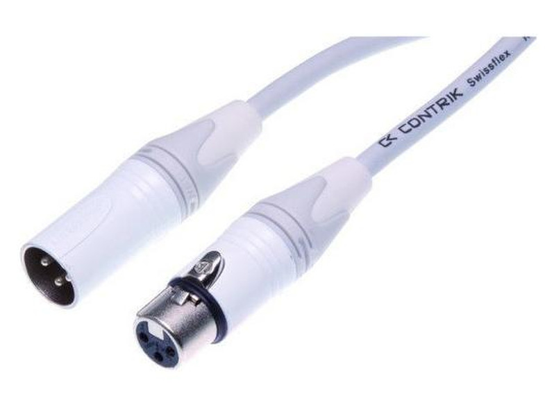 Contrik NMKS10-WH 10м XLR (3-pin) XLR (3-pin) Белый аудио кабель