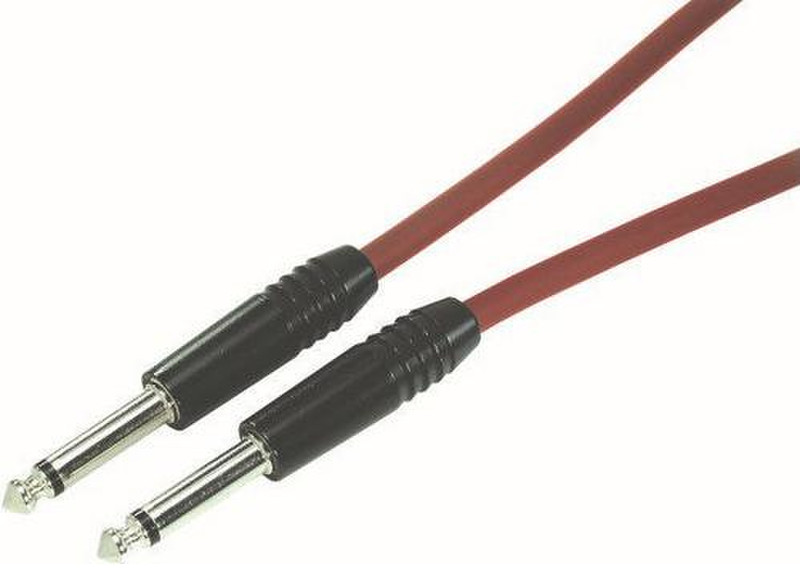 Contrik NPK3-RD 3м 6.35mm 6.35mm Красный аудио кабель