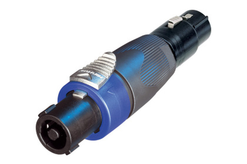 Neutrik NA4FX-F speakON 3 pole XLR Черный, Синий кабельный разъем/переходник