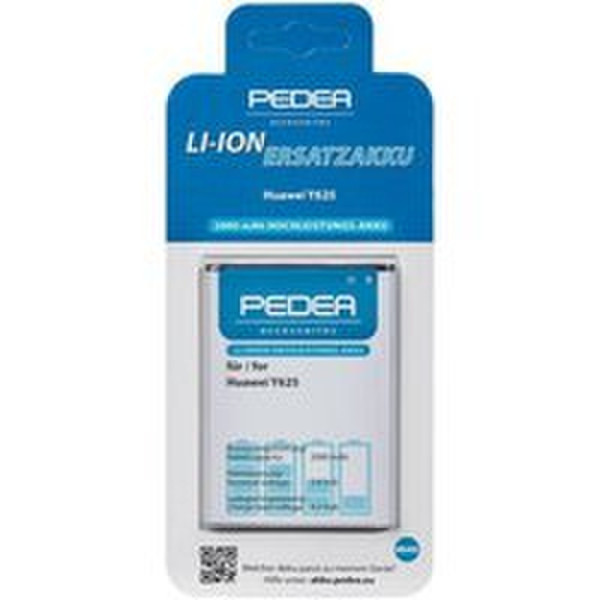 PEDEA 10710003 Lithium-Ion 1650mAh 3.7V rechargeable battery