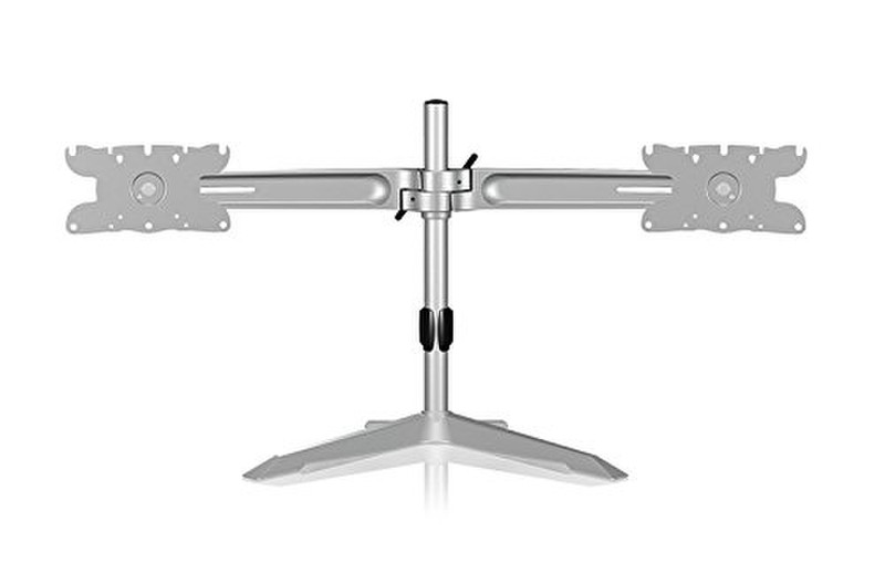 ICY BOX IB-MS606M2 32" Silver flat panel desk mount