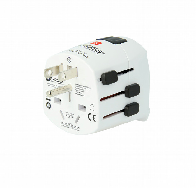 Skross Pro Light Universal Universal Black,White power plug adapter