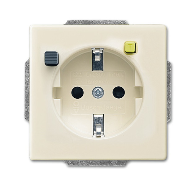 Busch-Jaeger 3120 EUCB-82 Type F Ivory socket-outlet