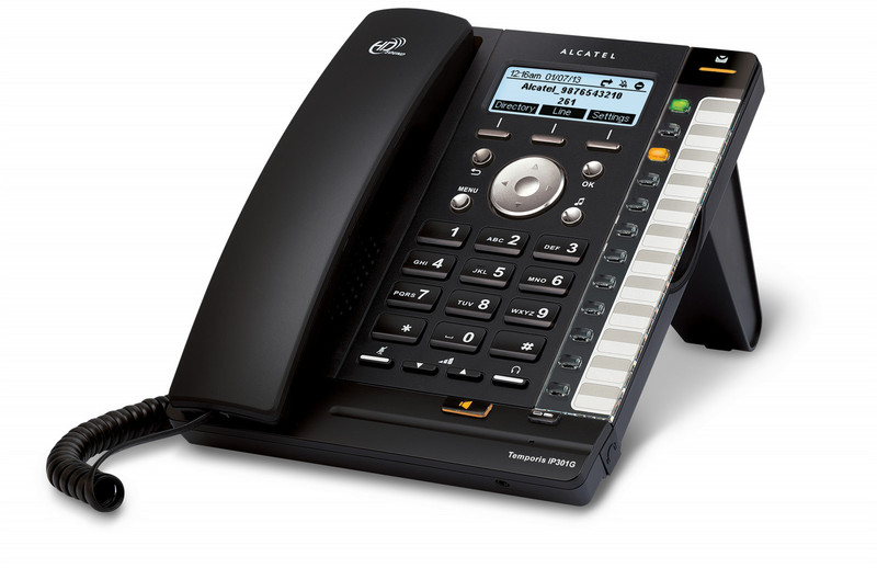Alcatel Temporis IP301G Проводная телефонная трубка 8линий LED IP-телефон