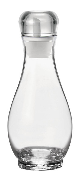 Fratelli Guzzini Gocce 0.5L Bottle Glass,Polyethylene,Silicone,Styrene Acrylonitrile (SAN) Transparent oil/vinegar dispenser