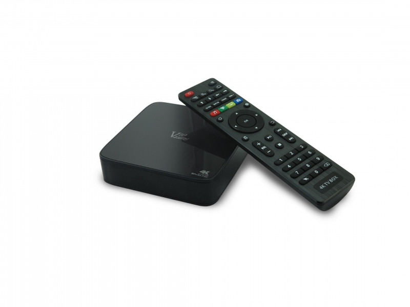 Venz Technology V10 4K Ultra HD 8GB Wi-Fi Ethernet LAN Black Smart TV box