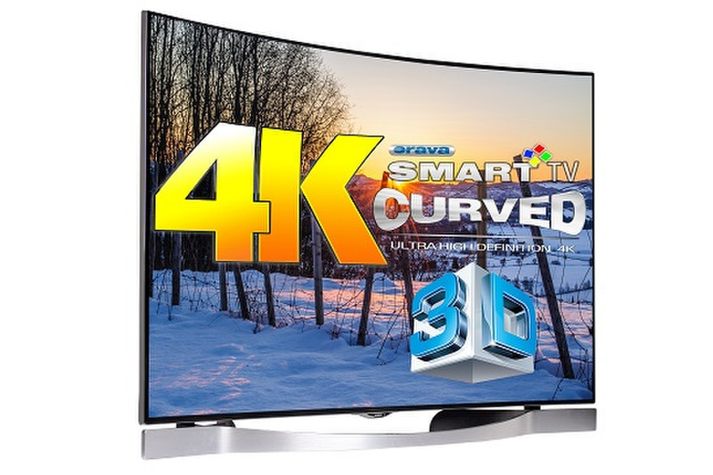 Orava LT-1390 A100B 55Zoll 4K Ultra HD 3D Smart-TV WLAN Schwarz LED-Fernseher
