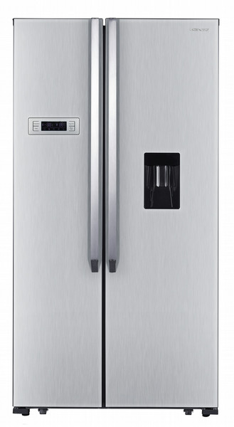 Kendo KHSS 66 ADXE Freestanding 514L A++ Silver side-by-side refrigerator
