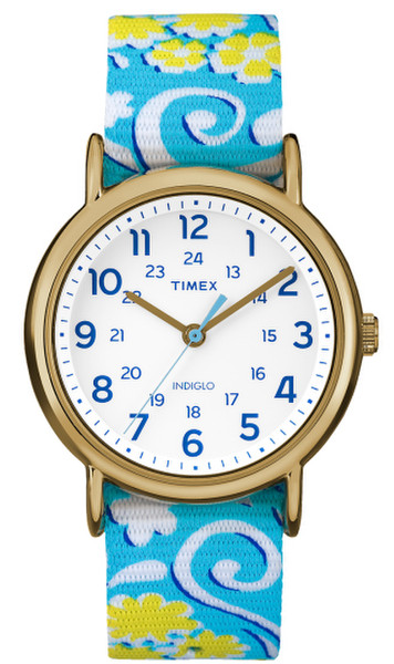 Timex TW2P90100 Armbanduhr Unisex Quarz Gold Uhr