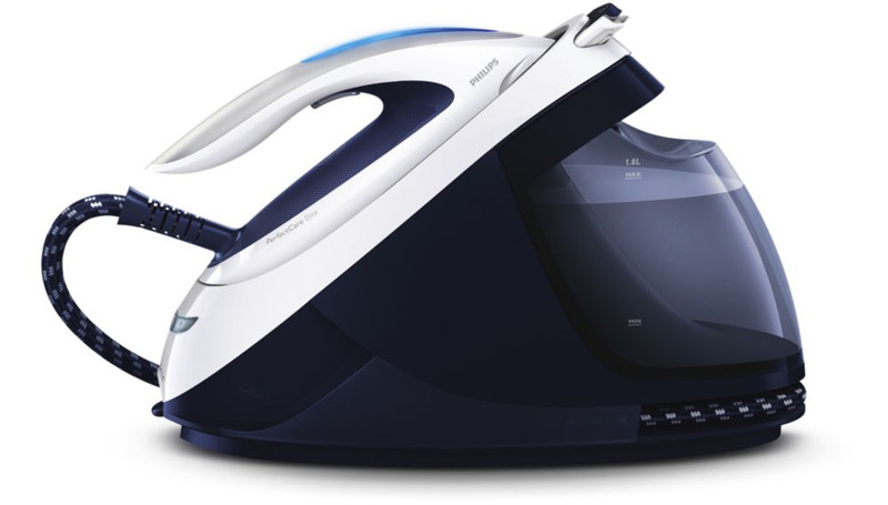 Philips PerfectCare Elite GC9622/28 1.8L T-ionicGlide soleplate Blue,White steam ironing station