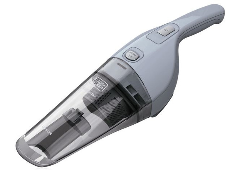 Black & Decker NVB215W-QW Bagless Grey,Transparent handheld vacuum