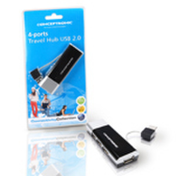 Conceptronic 4 port USB 2.0 Travel Hub