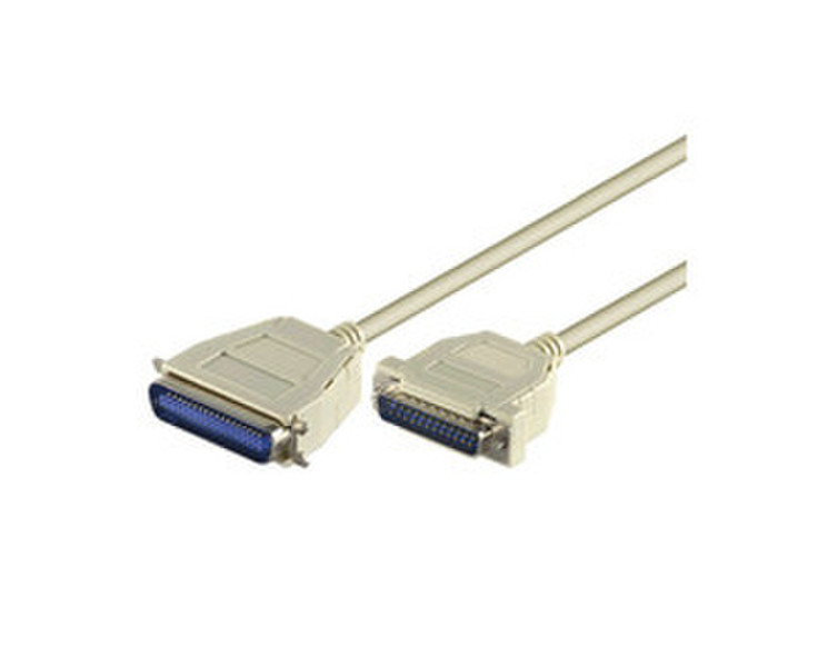 Microconnect DB25/CEN36 3m 3м Белый параллельный кабель
