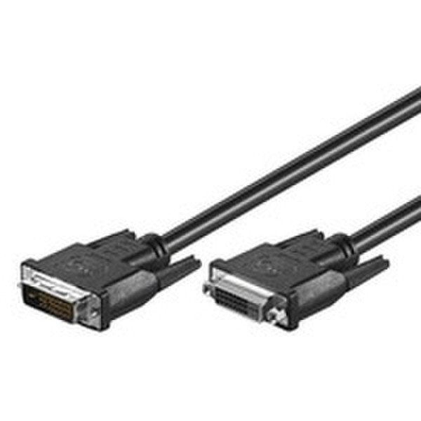 Microconnect DVI-D/DVI-D 2m 2m DVI-D DVI-D Schwarz DVI-Kabel