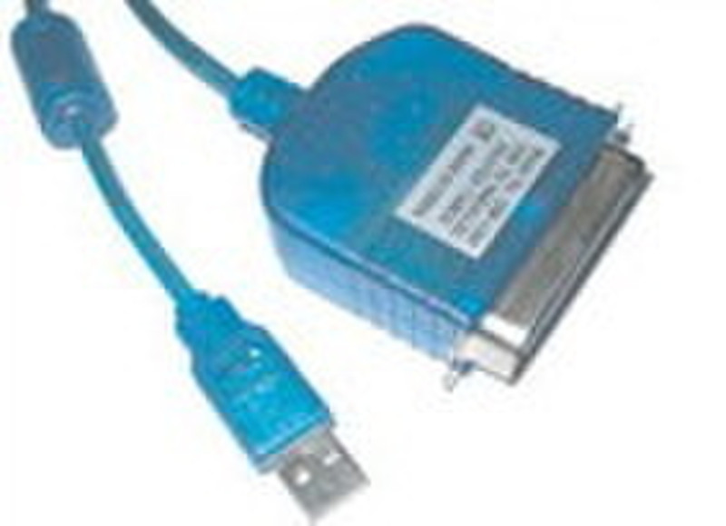 Microconnect USB/Cen36 2m M - M 1.8m Blue parallel cable