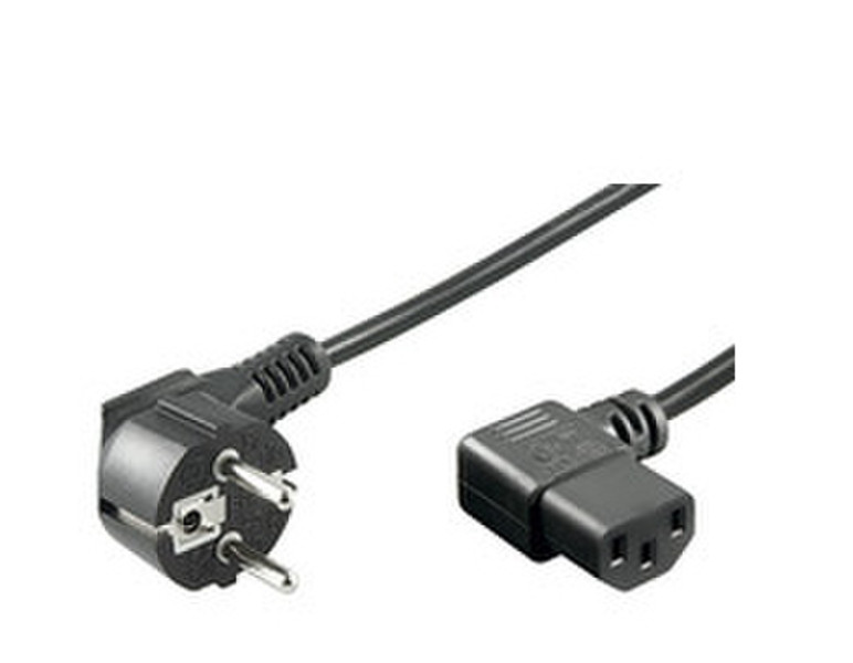 Microconnect PE010518 1.8м CEE7/7 Schuko Разъем C13 Черный кабель питания