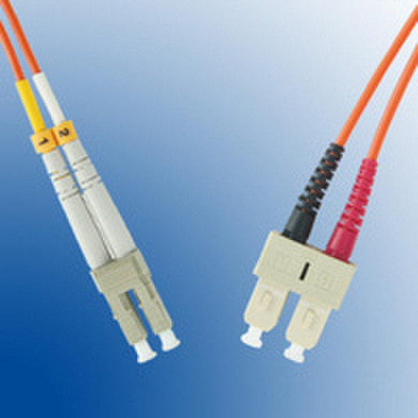 Microconnect LC/PC-SC/PC 3m 50/125 MM 3м LC SC Оранжевый оптиковолоконный кабель
