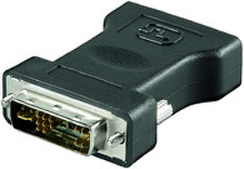 Microconnect DVI/HD-15 M/F DVI HD-15 Schwarz Kabelschnittstellen-/adapter