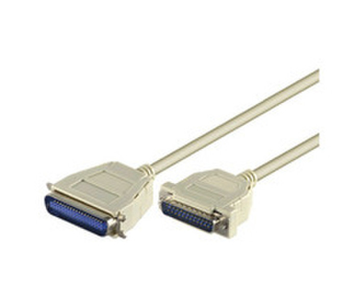 Microconnect DB25/CEN36 3m M/M 3m White parallel cable
