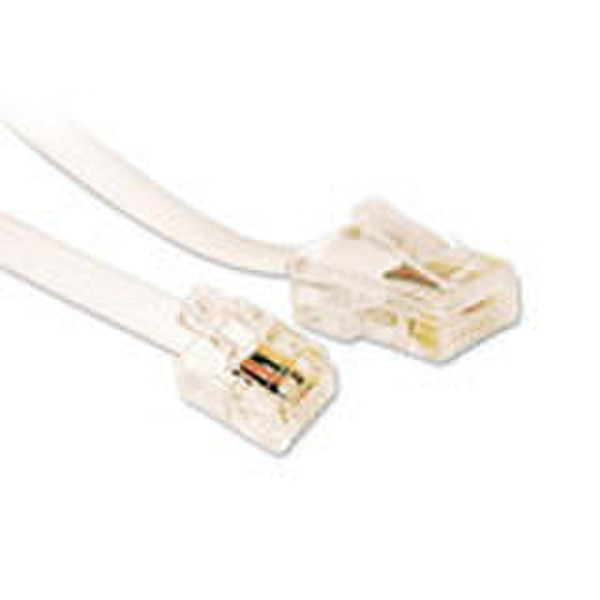 Microconnect MPK453 3м Белый телефонный кабель