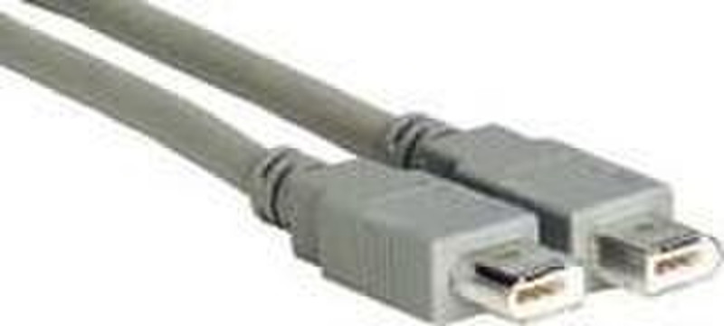 Microconnect FireWire 6P-6P 1m M-M 1м Серый FireWire кабель