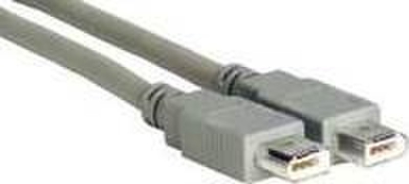 Microconnect FireWire 6P-6P 4.5m 4.5м 6-p 6-p Серый FireWire кабель