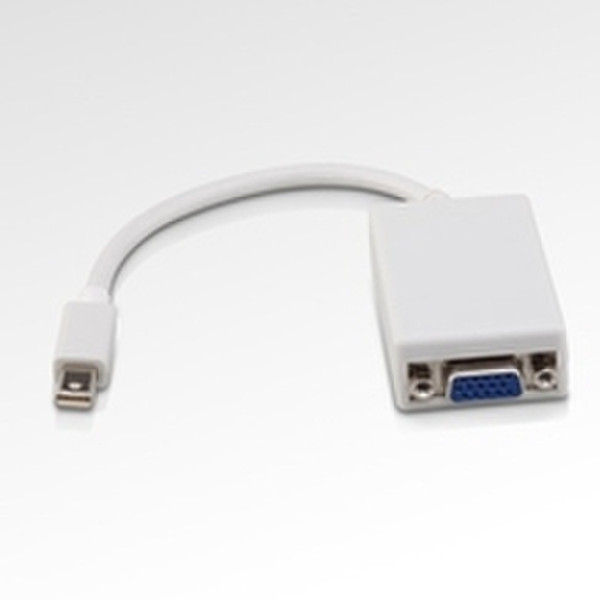 Microconnect Mini Displayport-VGA (15cm) 0.15m Mini Displayport VGA (D-Sub) White