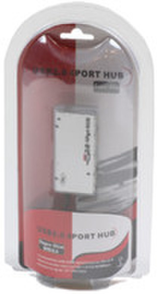 Microconnect WH4H2 480Mbit/s White interface hub
