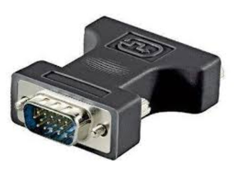Microconnect MONBG HD15 DVI-I 24+5Pin Schwarz Kabelschnittstellen-/adapter