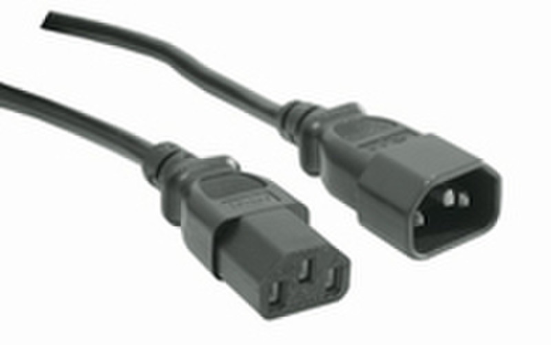 Microconnect C13-C14 1.8m 1.8m C13 coupler C14 coupler Black power cable