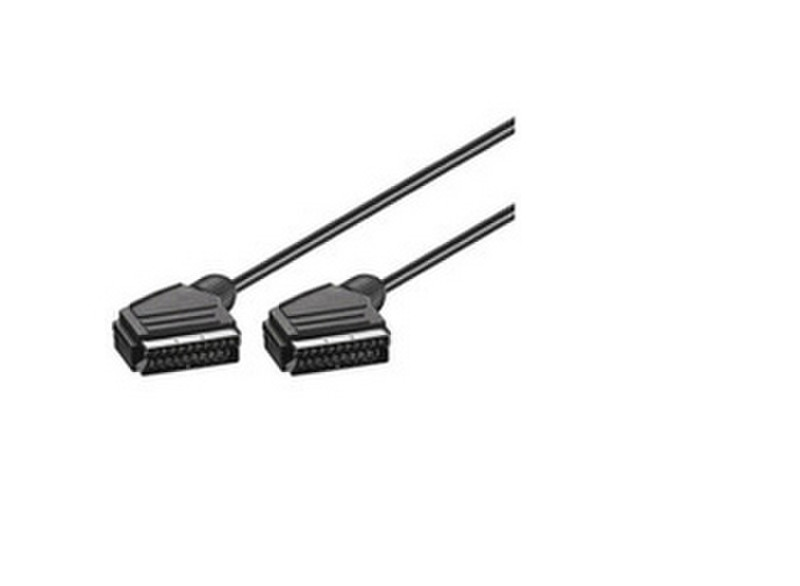 Microconnect Scart/Scart 3m 3m SCART (21-pin) SCART (21-pin) Schwarz SCART-Kabel