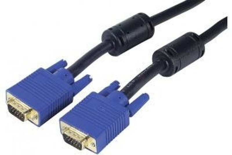 Uniformatic VGA HQ HD15 - 5M 5м VGA (D-Sub) VGA (D-Sub) Черный VGA кабель