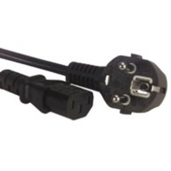 Microconnect PE010430 3м Разъем C13 Черный кабель питания