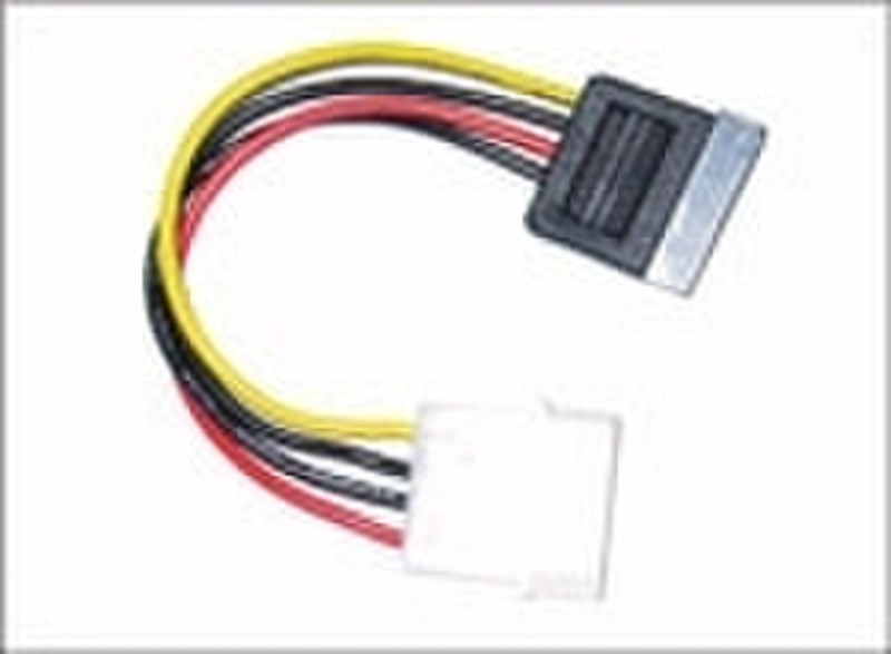 Microconnect SATA Power 4pin-15pin 0.8м кабель питания