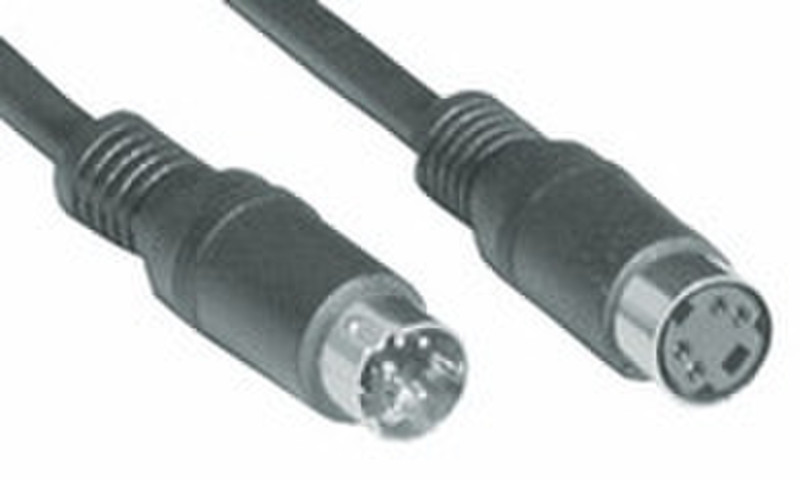 Microconnect S-VHS Cable - 10m 10м S-Video (4-pin) S-Video (4-pin) Черный S-video кабель