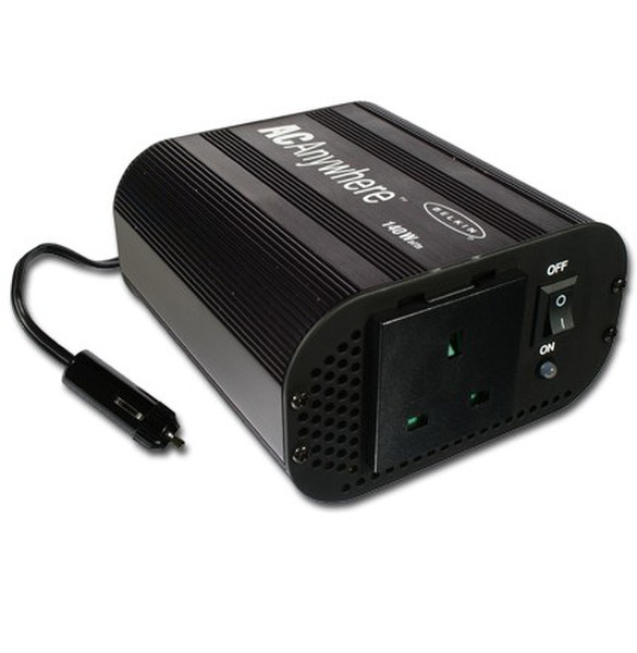 Belkin AC Anywhere Black power adapter/inverter