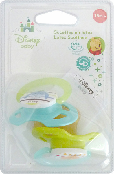 Disney Baby 30170011 Free-flow baby pacifier Latex Multicolour baby pacifier